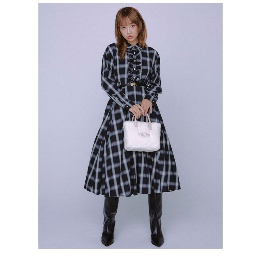 FURFUR（ファーファー） SALE20%OFF ワンピース 25秋冬 ベルト付き
