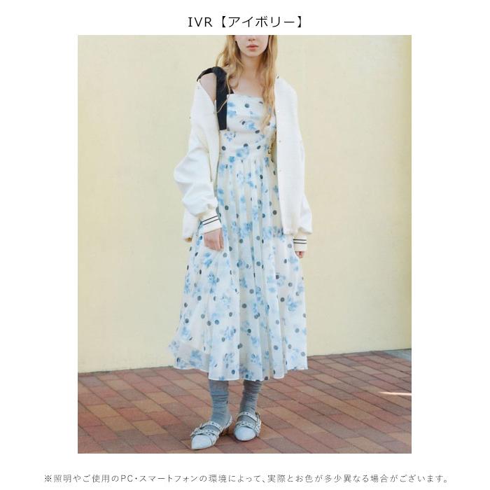 FURFUR（ファーファー） 新作10%OFF ワンピース 26春夏 ぼかしフラワー