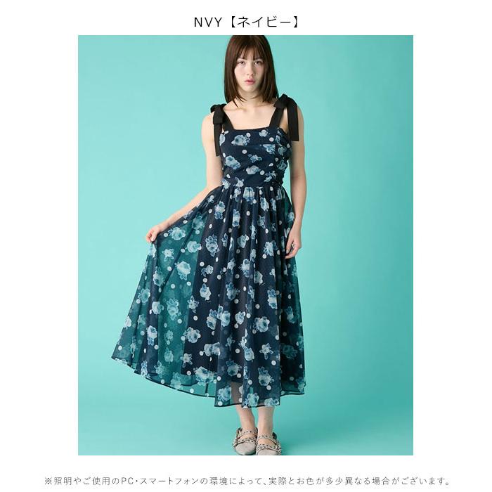 FURFUR（ファーファー） SALE20%OFF ワンピース 26春夏 ぼかしフラワー