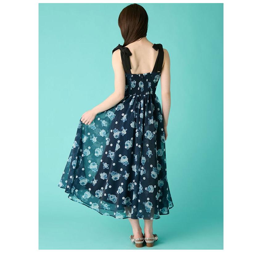 FURFUR（ファーファー） 新作10%OFF ワンピース 26春夏 ぼかしフラワー
