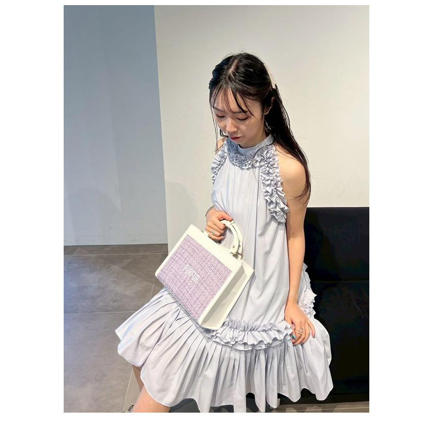 FURFUR（ファーファー） 新作10%OFF ワンピース 26春夏 フリルホルター