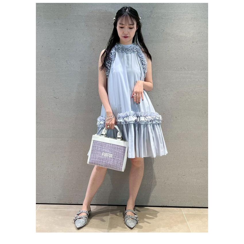FURFUR（ファーファー） SALE20%OFF ワンピース 26春夏 フリルホルター
