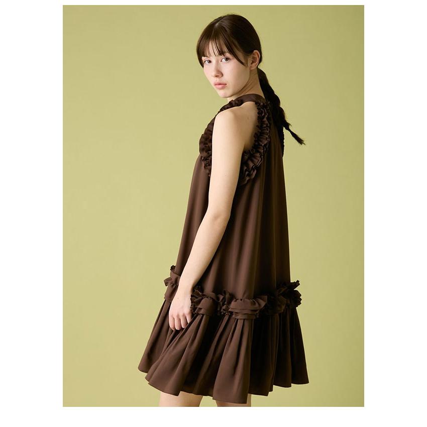 FURFUR（ファーファー） 新作10%OFF ワンピース 26春夏 フリルホルター