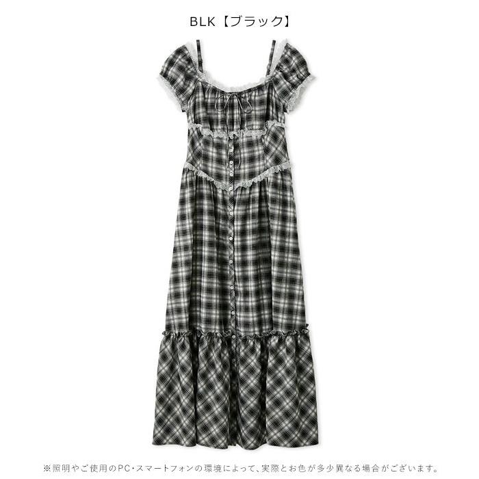 新作10%OFF ファーファー FURFUR ワンピース 26春夏 スイッチングレースロングワンピース マキシ丈 半袖 フレア rwfo262062_2