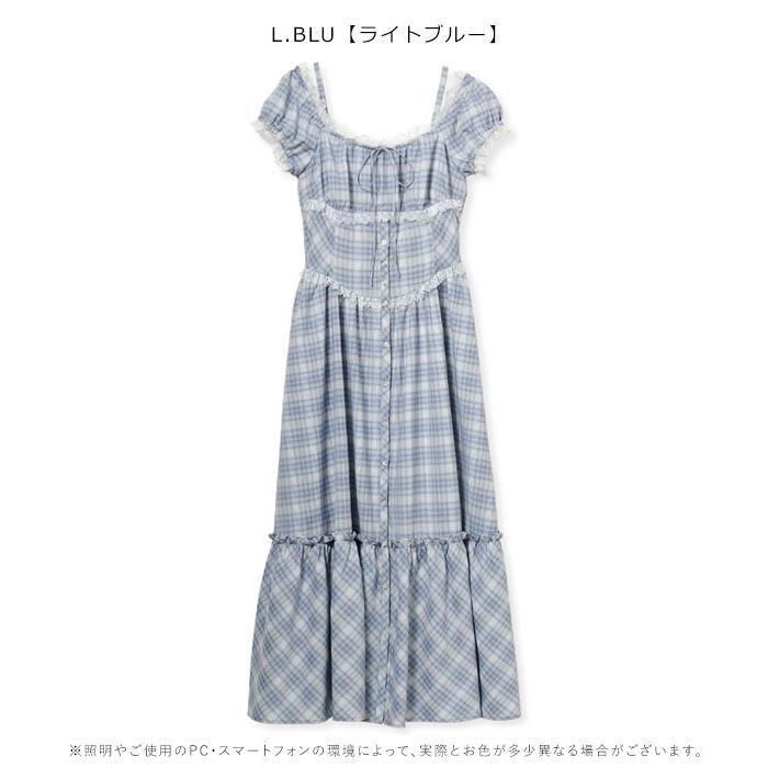 新作10%OFF ファーファー FURFUR ワンピース 26春夏 スイッチングレースロングワンピース マキシ丈 半袖 フレア rwfo262062_3