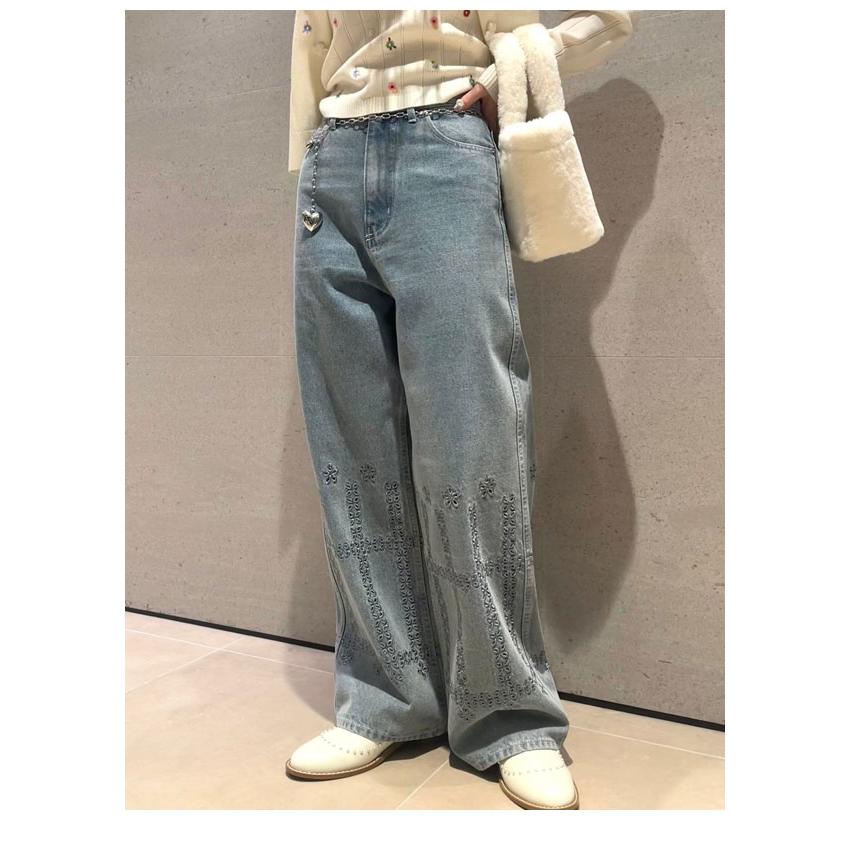 fur fur - ファーファーデニム FURFUR（ファーファー） SALE60%OFF ボトムス 24秋冬 カットワーク
