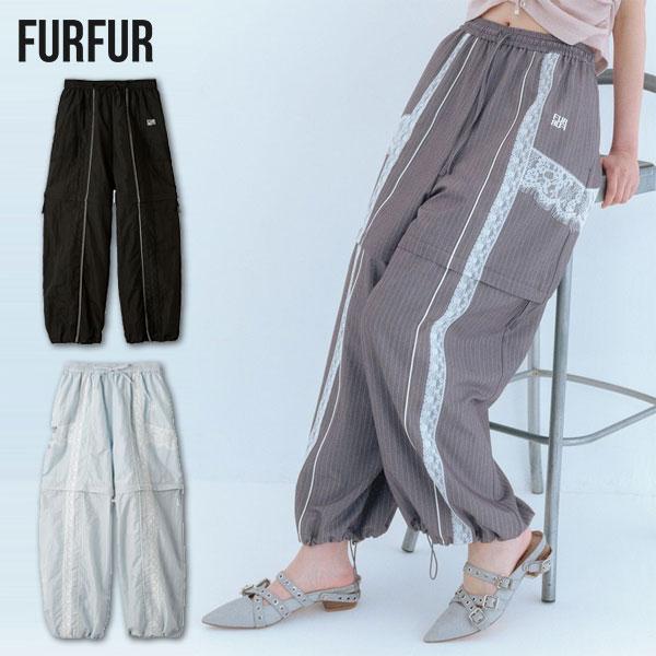 12/4迄限定値下げ モニーレTR布帛2段プリーツパンツ FURFUR（ファーファー） SALE30%OFF ボトムス マルチウェイトラック