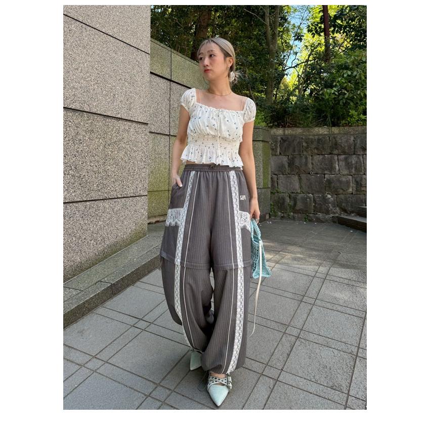 パンツ Furfur FURFUR 「FURFUR」 パンツ FREE ブルー レディース : ZOZOTOWN