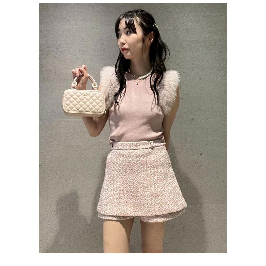 FURFUR（ファーファー） SALE20%OFF ボトムス 25秋冬 ツイードスカ
