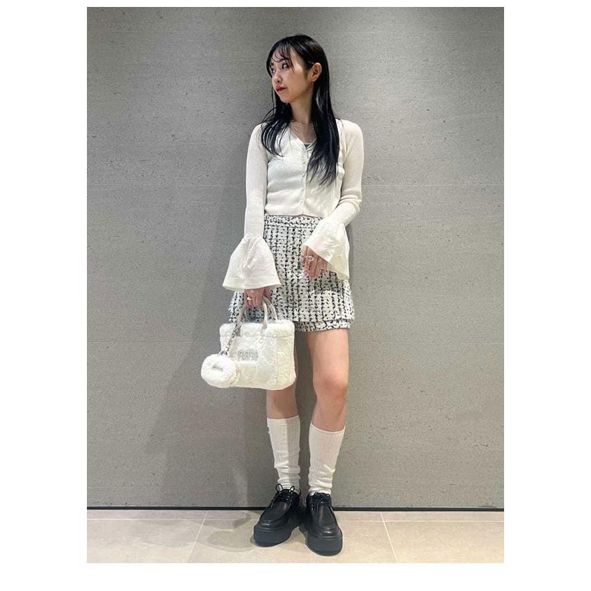 FURFUR（ファーファー） SALE20%OFF ボトムス 25秋冬 ツイードスカ