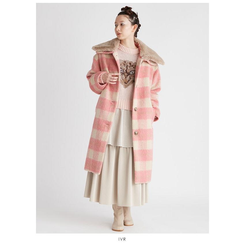 SALE ファーファー FURFUR パンチングエコレザースカート レディース  