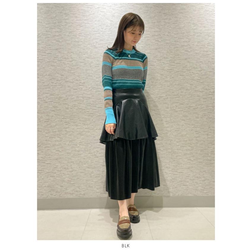 FURFUR（ファーファー） SALE60%OFF パンチングエコレザースカート