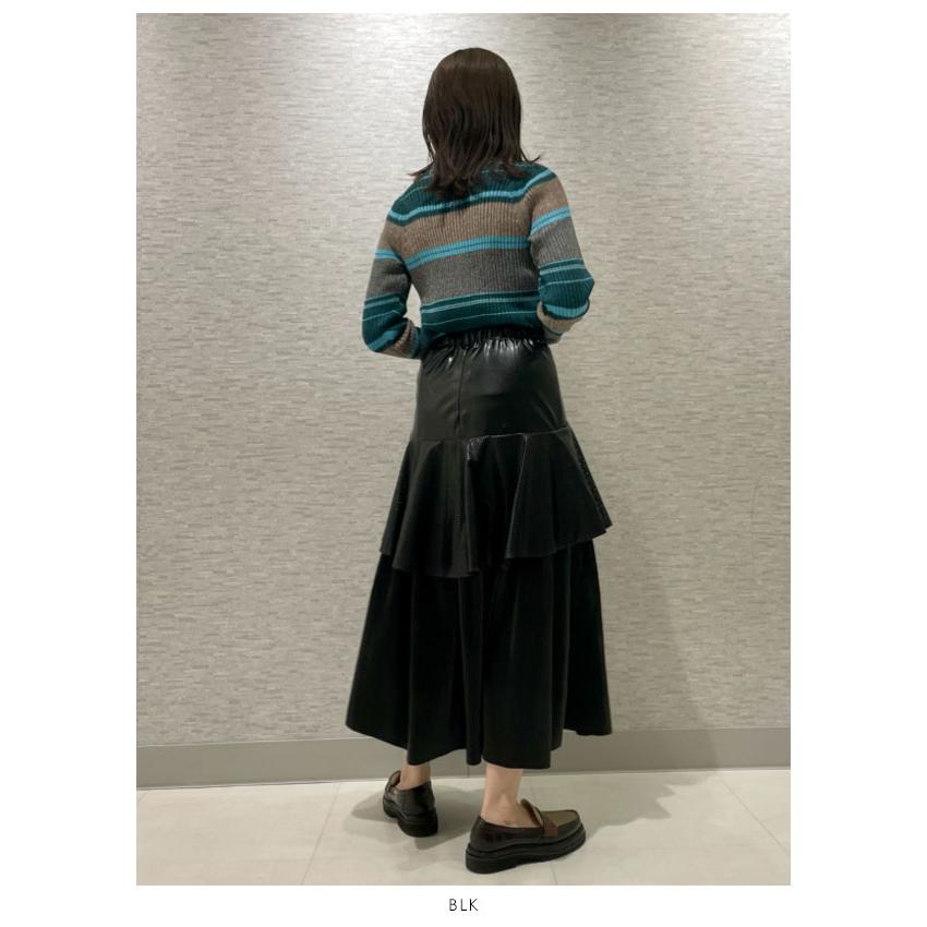 FURFUR（ファーファー） SALE60%OFF パンチングエコレザースカート