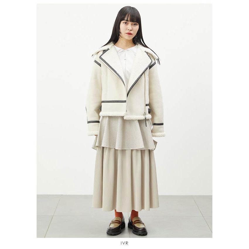 SALE ファーファー FURFUR パンチングエコレザースカート SALE ファーファー FURFUR パンチングエコレザースカート