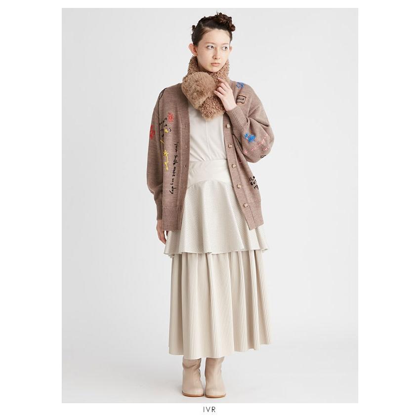 SALE ファーファー FURFUR パンチングエコレザースカート SALE ファーファー FURFUR パンチングエコレザースカート