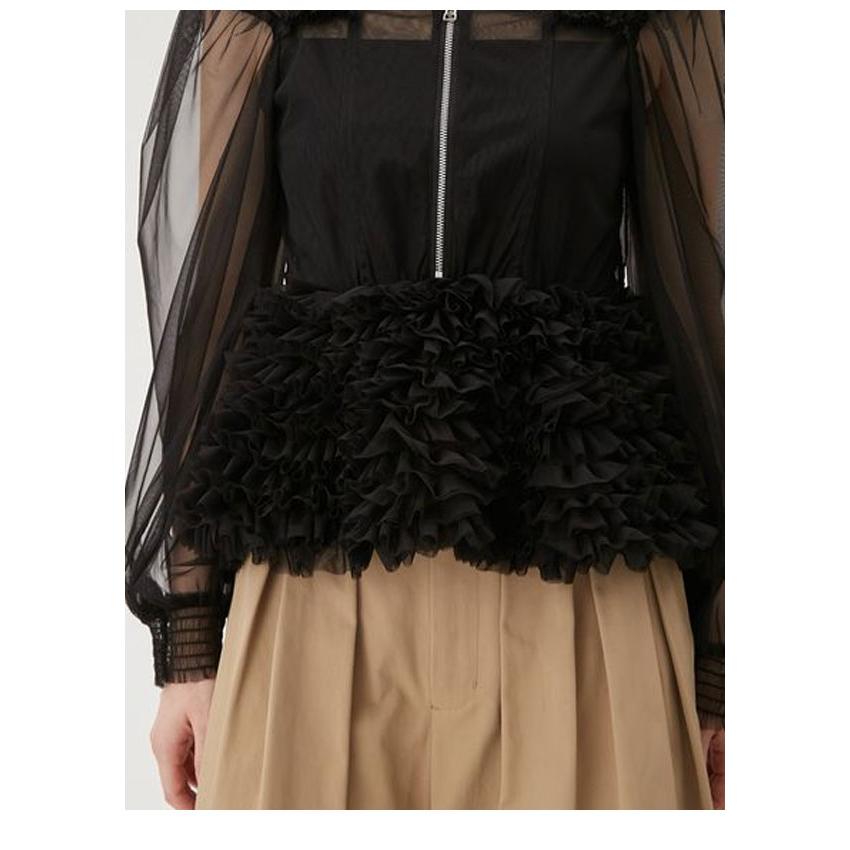 FURFUR（ファーファー） SALE30%OFF トップス 25春夏 チュールフリル 