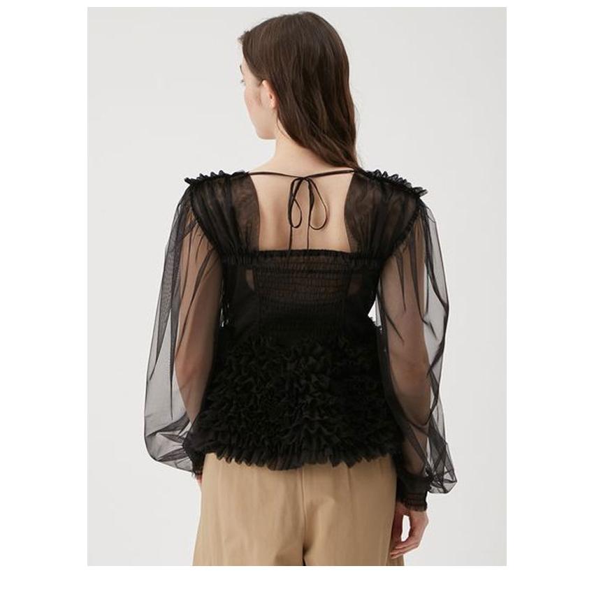 FURFUR（ファーファー） SALE30%OFF トップス 25春夏 チュールフリル 