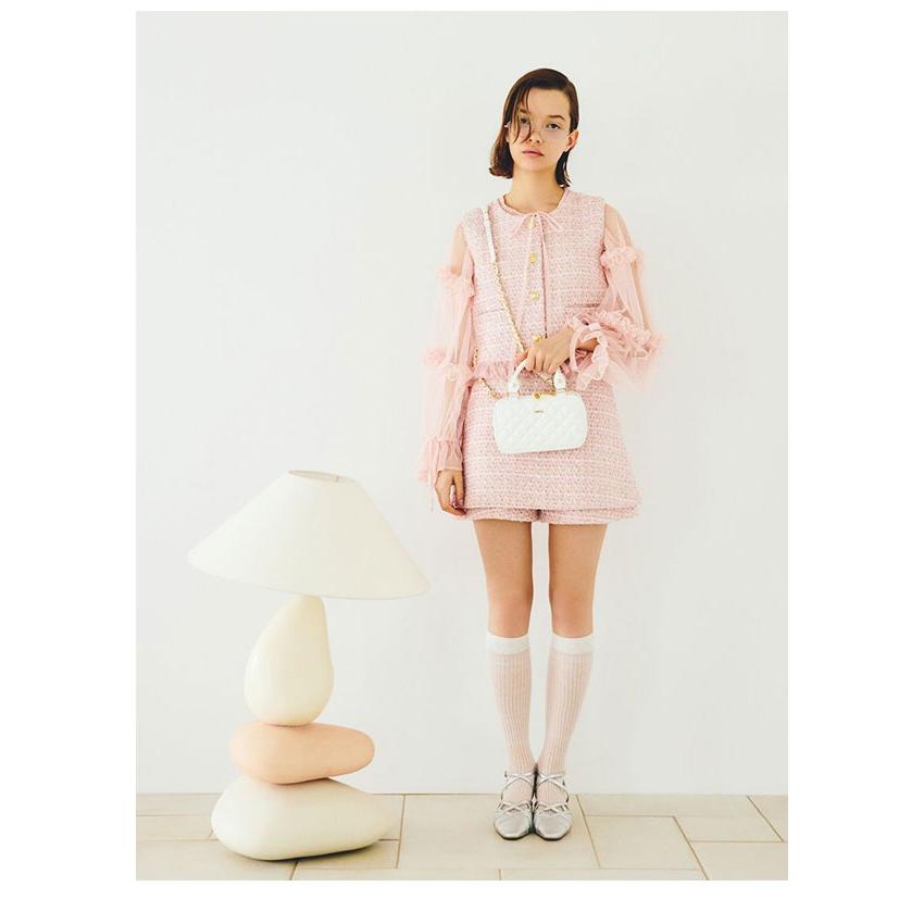 FURFUR（ファーファー） SALE20%OFF トップス 25秋冬 ツイードベスト