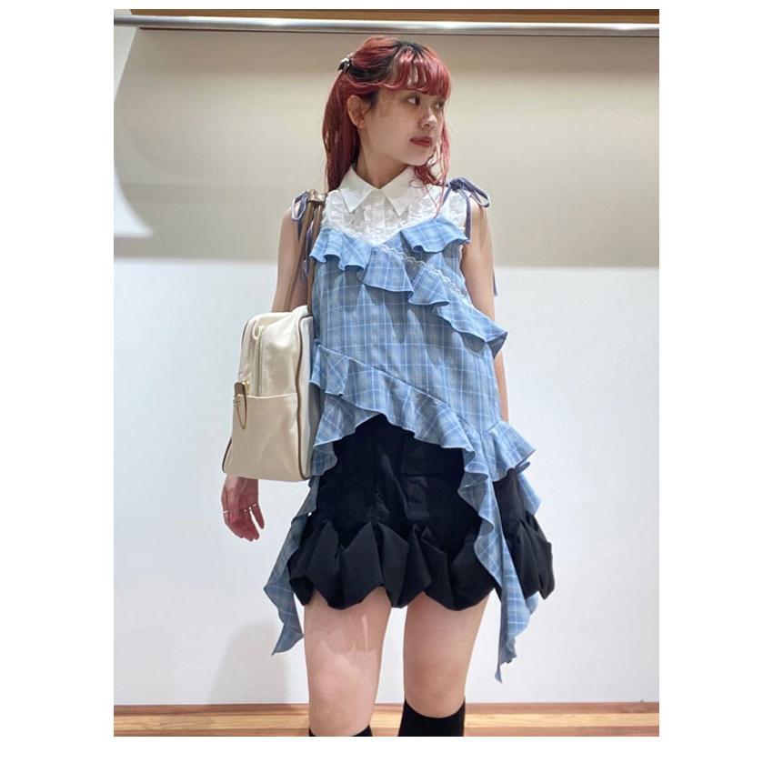 FURFUR（ファーファー） SALE20%OFF トップス 25秋冬 フリルキャミ
