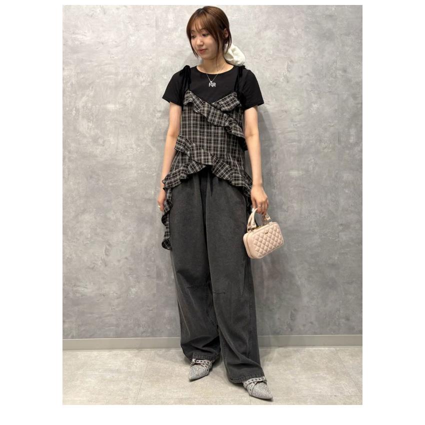 FURFUR（ファーファー） SALE20%OFF トップス 25秋冬 フリルキャミ