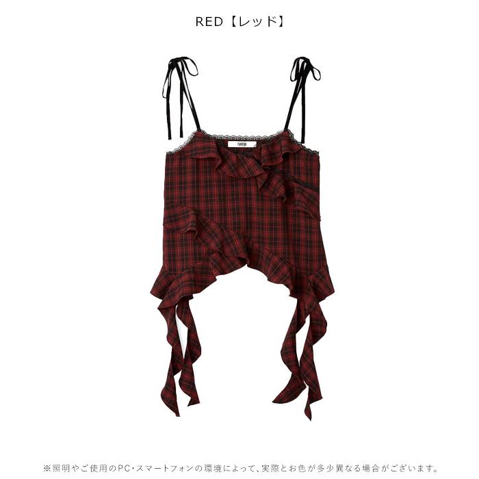FURFUR（ファーファー） SALE20%OFF トップス 25秋冬 フリルキャミ