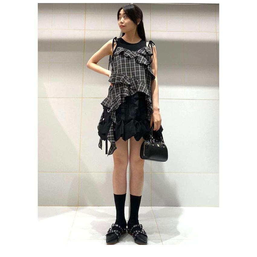 FURFUR（ファーファー） SALE20%OFF トップス 25秋冬 フリルキャミ