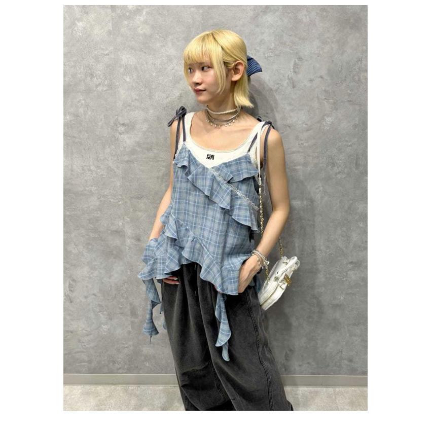 FURFUR（ファーファー） SALE20%OFF トップス 25秋冬 フリルキャミ