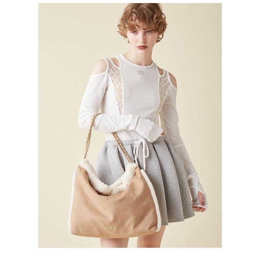 FURFUR（ファーファー） 新作10%OFF バッグ 25秋冬 マテリアル巾着