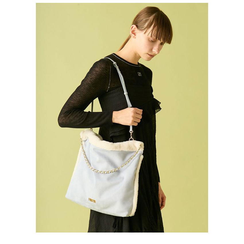 FURFUR（ファーファー） SALE20%OFF バッグ 25秋冬 マテリアル巾着