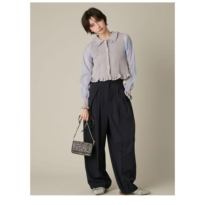 FURFUR（ファーファー） 新作10%OFF バッグ 26春夏 ツイードロゴフォン