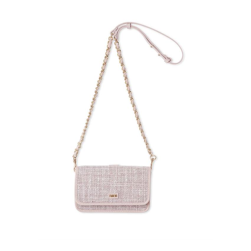 FURFUR（ファーファー） 新作10%OFF バッグ 26春夏 ツイードロゴフォン 