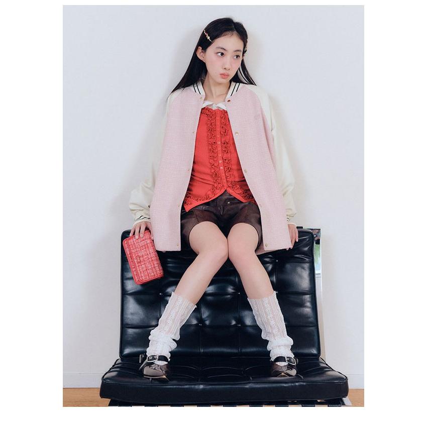 FURFUR（ファーファー） 新作10%OFF バッグ 26春夏 ツイードロゴフォン