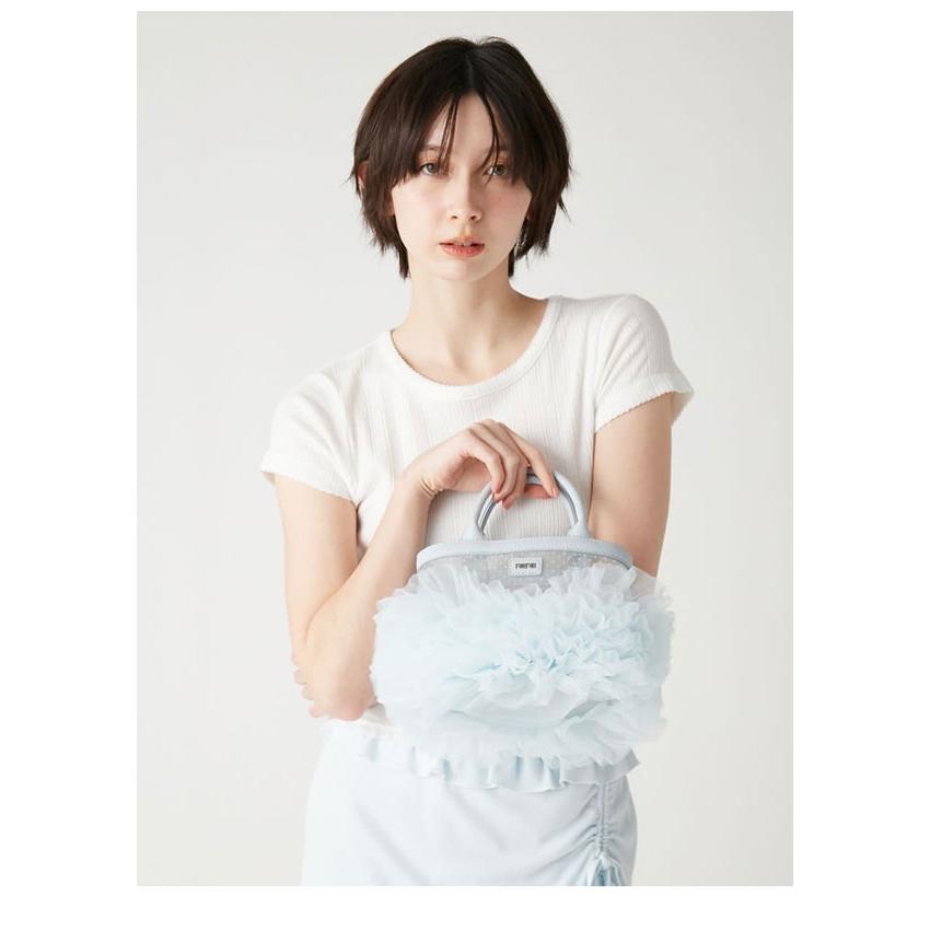 新作10%OFF ファーファー FURFUR バッグ 26春夏 チュチュバッグ ハンド ショルダー フリル チュール チェーン ギフト rwgb262501の画像
