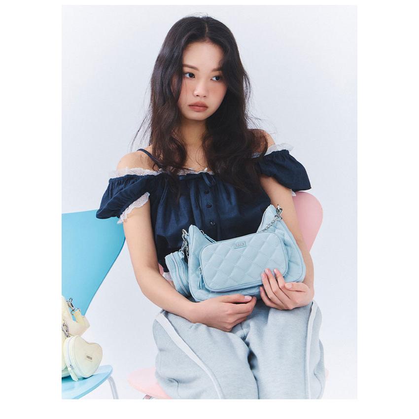emmi ファーファー FURFUR バッグ 26春夏 2SETナイロンキルティング