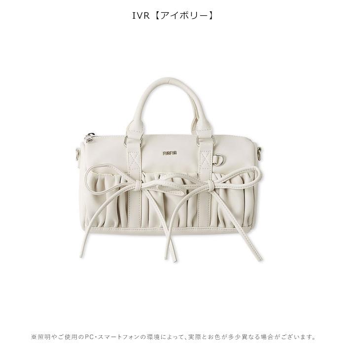 FURFUR（ファーファー） 新作10%OFF バッグ 26春夏 ミニリボンドラム 