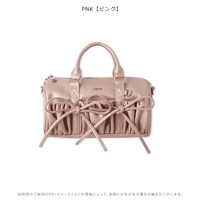 FURFUR ラウンドハンドバッグ　ピンク ファーファー FURFUR 【限定カラー】エコファートートバッグ （PNK
