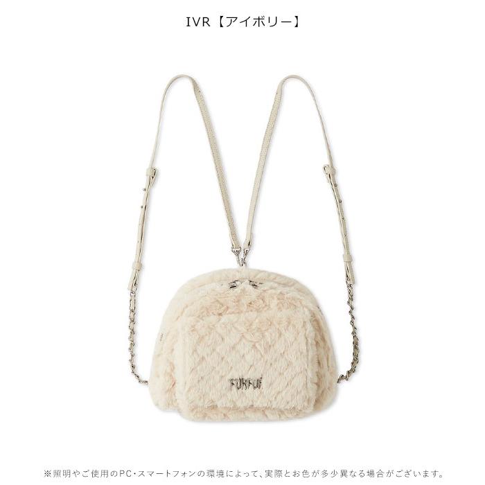 FURFUR（ファーファー） 新作10%OFF バッグ 26秋冬 2WAYエコファーミニ 