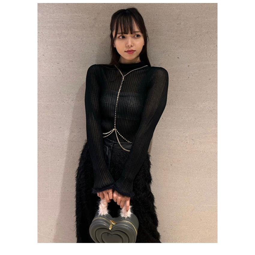 FURFUR（ファーファー） SALE30%OFF トップス 24秋冬 フェザートリム