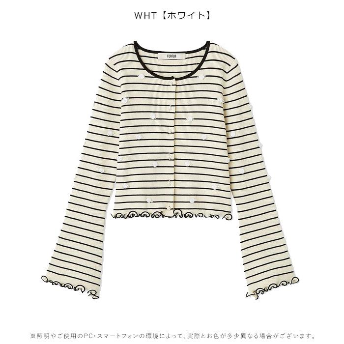 FURFUR プティフラワーカーディガン　白　ホワイト プティフラワーカーディガン(F WHT)｜ FURFUR｜渋谷PARCO | ONLINE