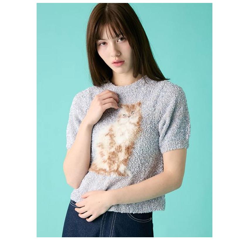 FURFUR（ファーファー） 新作10%OFF トップス 26春夏 キャットモチーフ