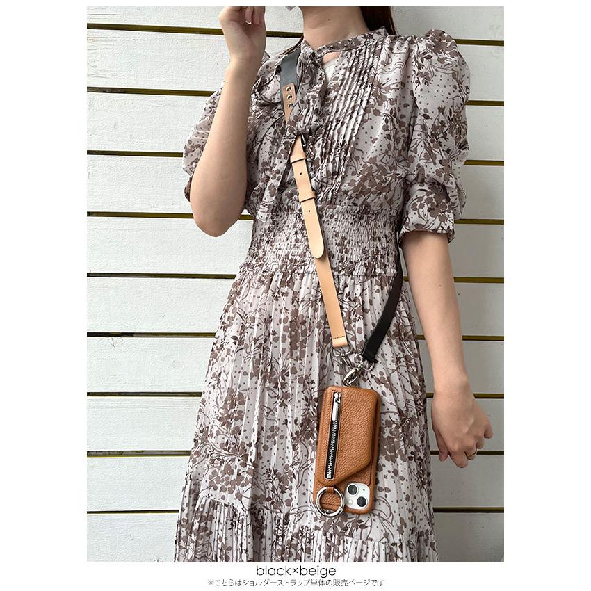 紐のみ】 エジュー ajew Craft leather strap shoulder クラフトレザー