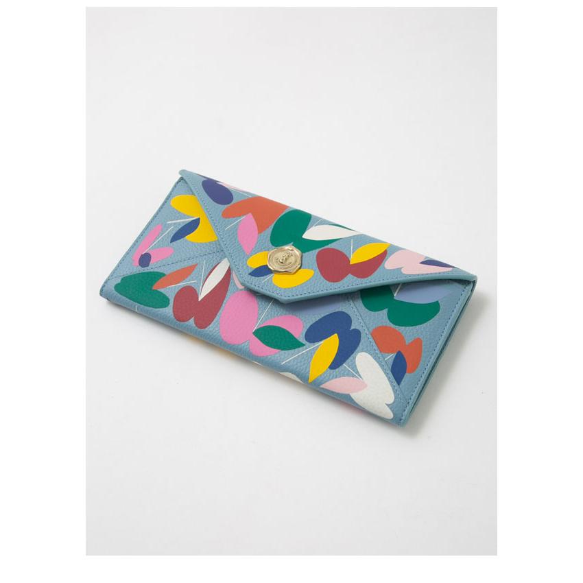 未使用✨️　サン ヒデアキミハラ　クロコダイル型押し　エンベロープ型長財布 未使用✨️ サン ヒデアキミハラ クロコダイル型押し