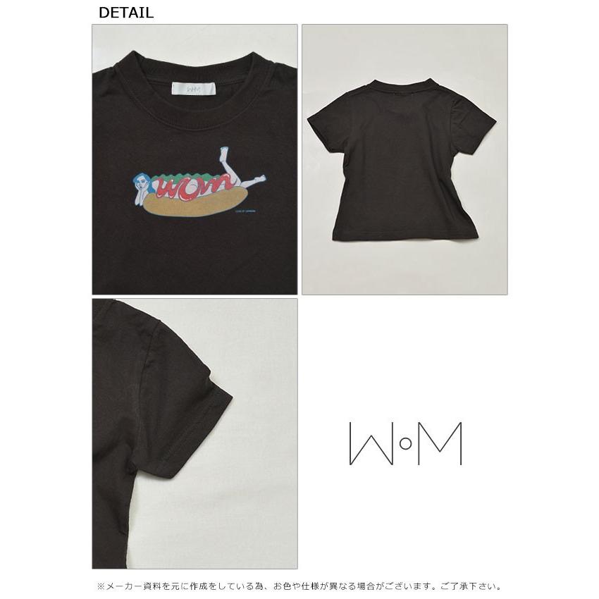 Sale Wom ワム 春夏 Hot Dog Girl Print Tee Tシャツ 半袖 Snb J 12 親子ペア ペア キッズ 子供服 ペアルック Midori コラボ オリジナル ロゴ イラスト Snb A 1 バッグ ワンピースのダブルハート 通販 Yahoo ショッピング