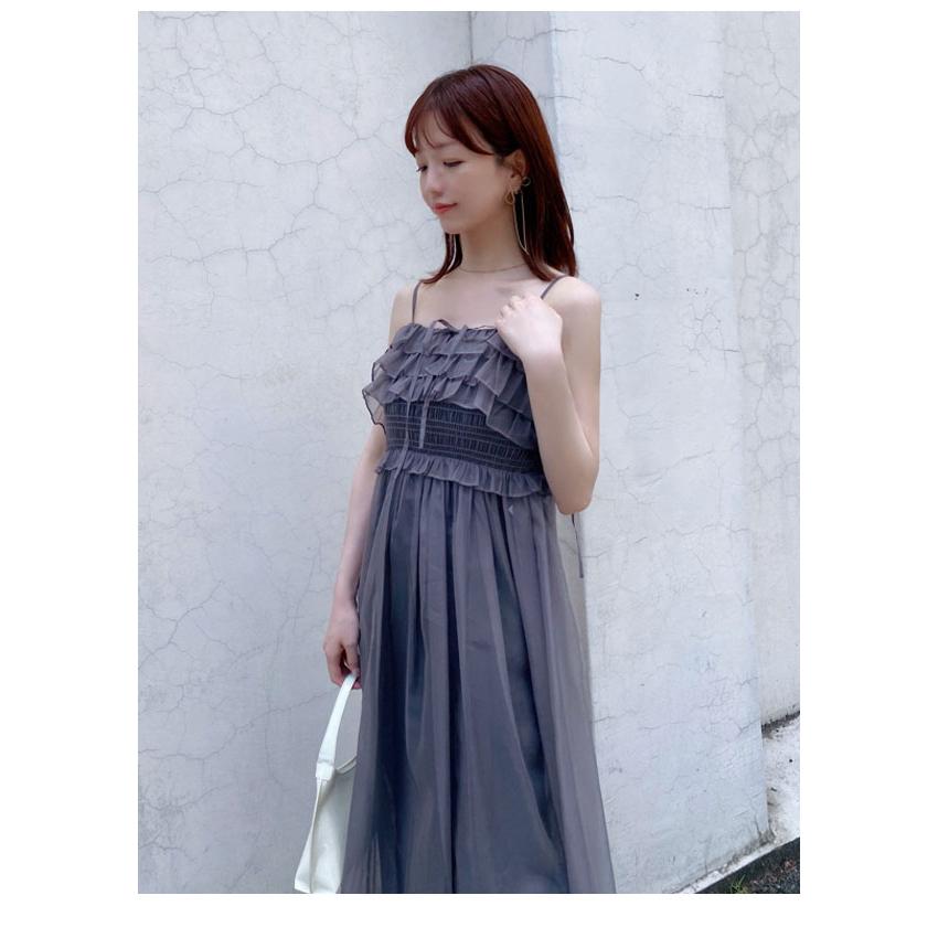 SNIDEL SALE50%OFF スナイデル ドレス 24春夏 シアーレイヤード SNIDEL SALE50%OFF スナイデル ドレス 24春夏 シアーレイヤード
