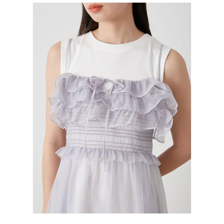SNIDEL SALE50%OFF スナイデル ドレス 24春夏 シアーレイヤード SNIDEL SALE50%OFF スナイデル ドレス 24春夏 シアーレイヤード