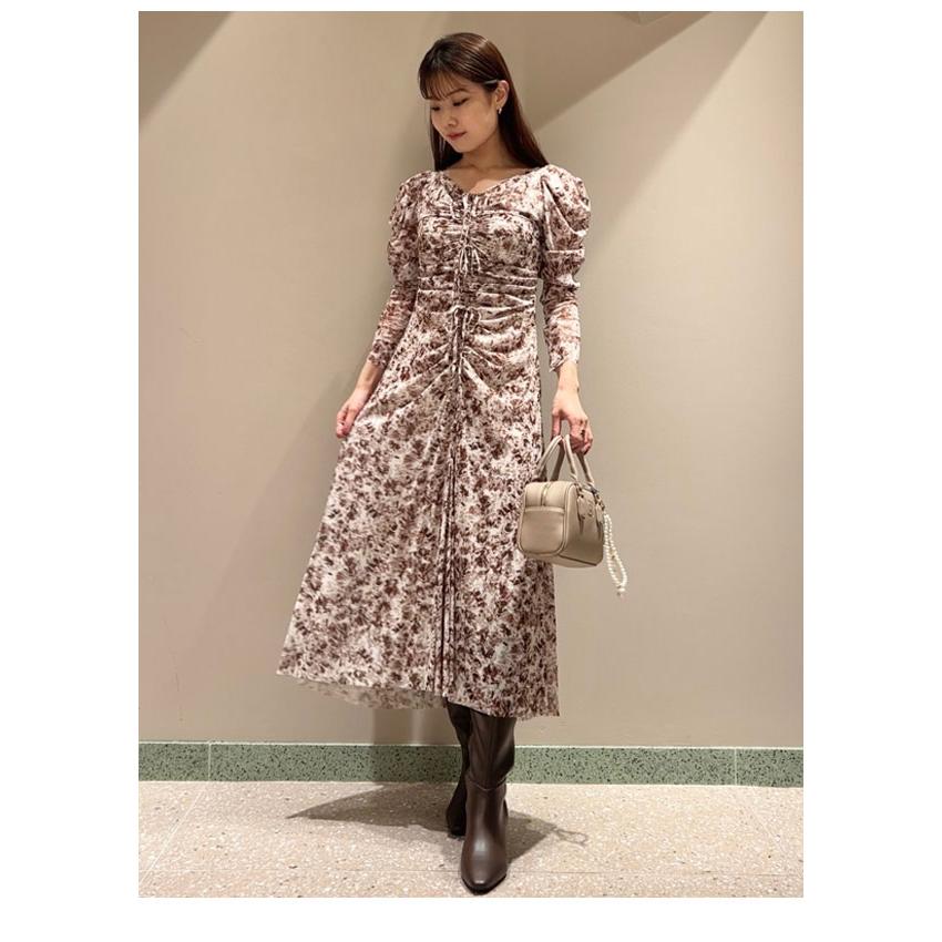 SALE【即納】 スナイデル SNIDEL ワンピース 24秋冬 トリプルリボン  