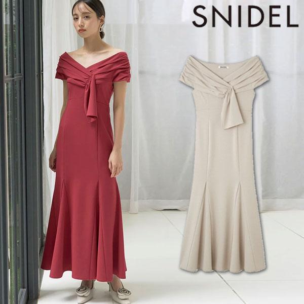 SNIDEL SALE60%OFF スナイデル ワンピース 24秋冬 リボン