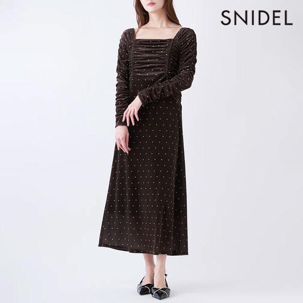 SNIDEL（スナイデル） SALE50%OFF ワンピース 26春夏 フロッキー
