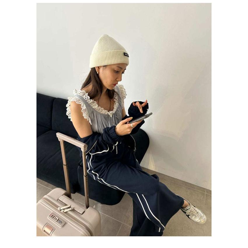 SNIDEL ☆ ボンディングパーカー&ロングパンツセット ボンディングパーカー ボンディングロングパンツ - メルカリ