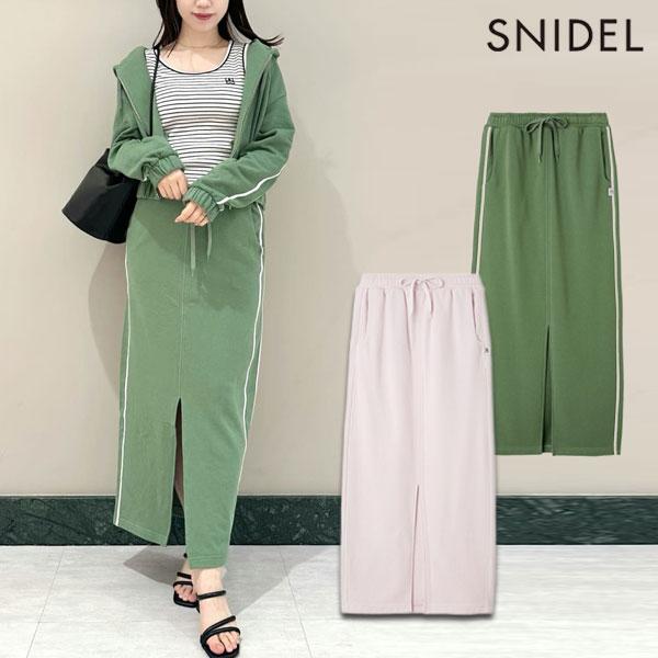 完売色♥️ 新作新品✨SNIDEL UVカットスウェットタイトスカート UVカットスウェットタイトスカート(ロングスカート)｜スカート